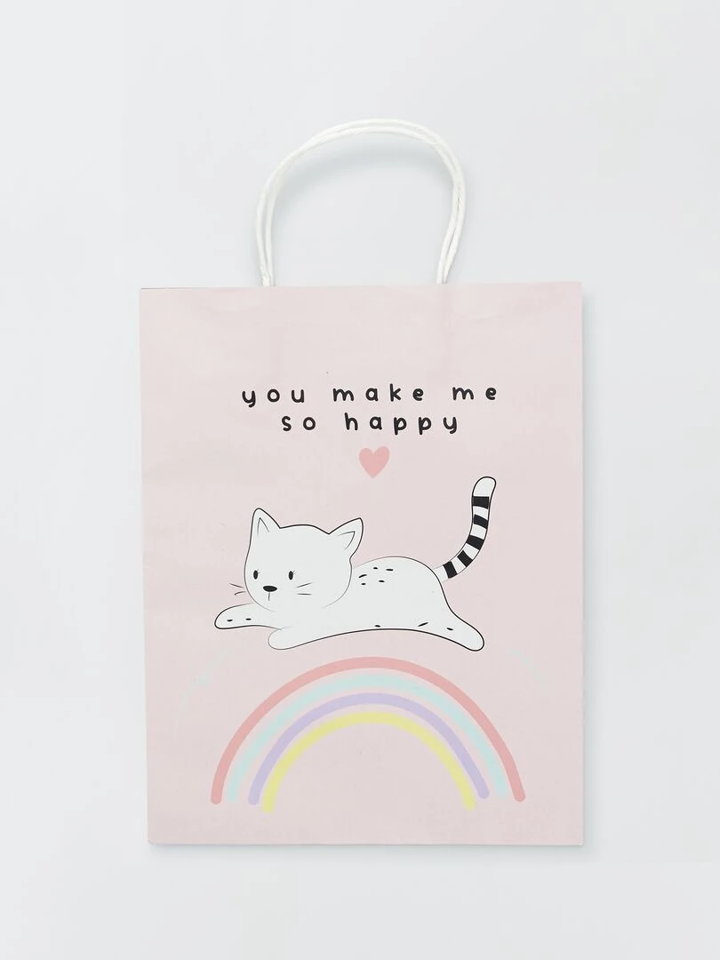 Pochette cadeau   Rose