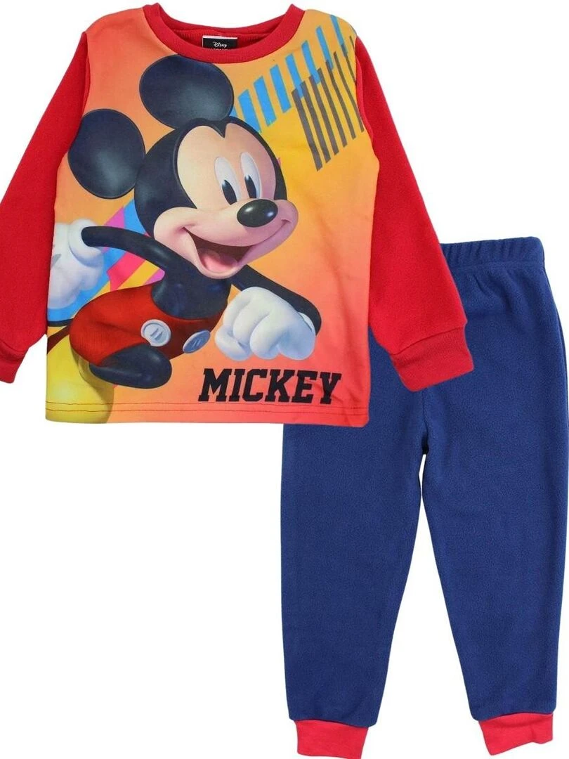Disney Pyjama garçon imprimé Mickey Rouge