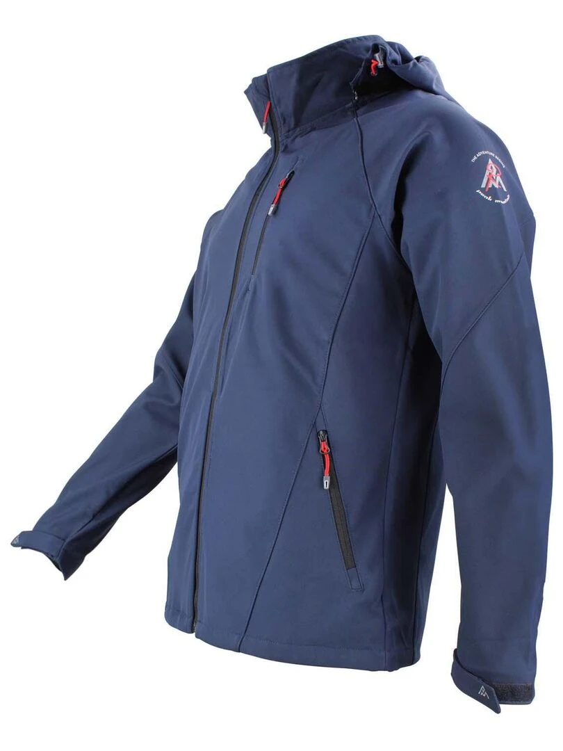 Blouson softshell homme CELSIOR   PEAK MOUNTAIN   Bleu marine