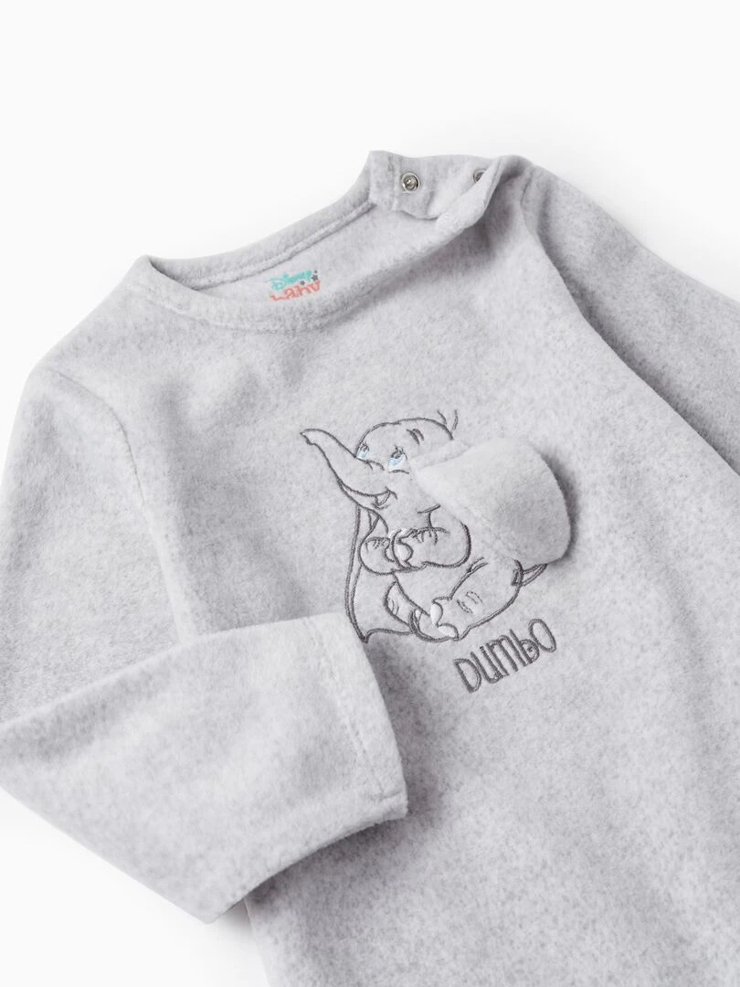 Grenouillère polaire pour bébé garçon 'Dumbo'   DISNEY CLASSICS   Gris clair