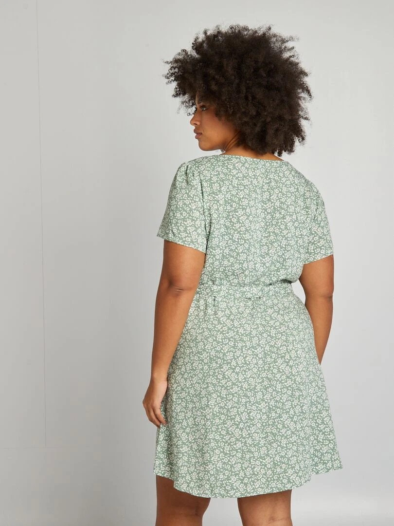 Robe courte imprimée 'Vero Moda Curve'   Vert