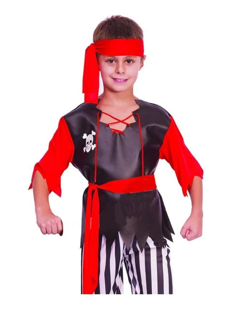 Déguisement Roi des pirates enfant Noir Noir