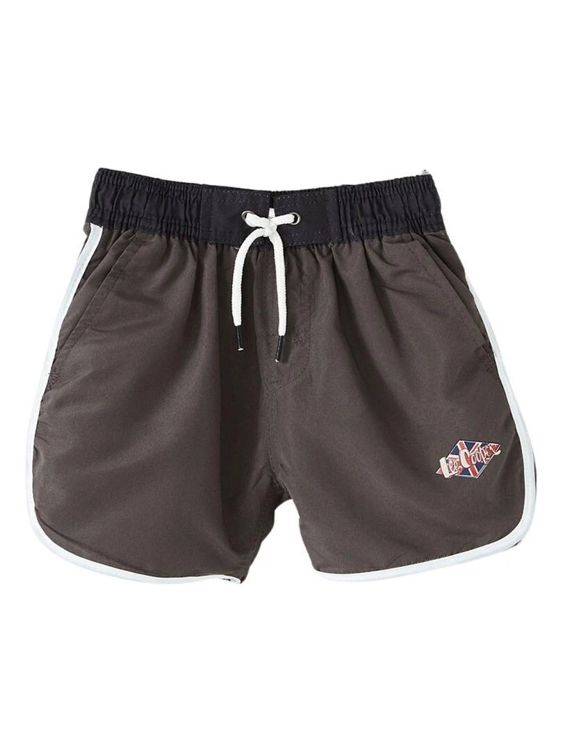 Lee Cooper Short De Bain garçon imprimé logo Gris