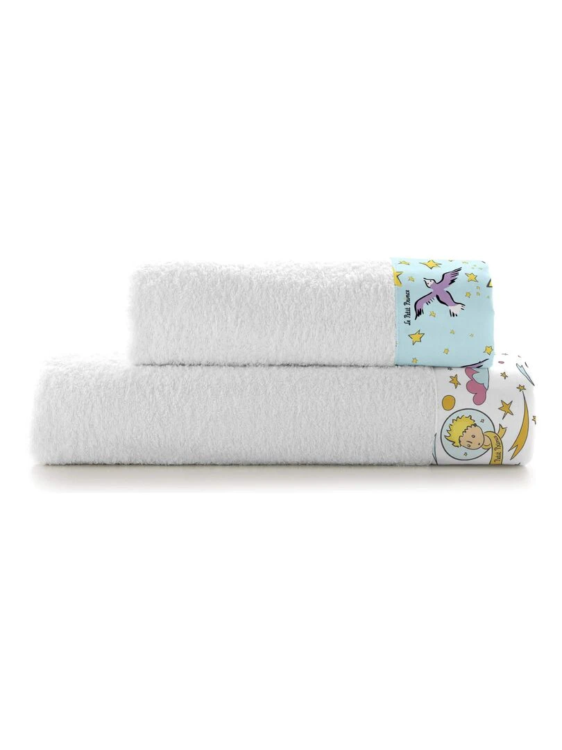 Lot de serviettes Ses amis "Happyfriday" Blanc