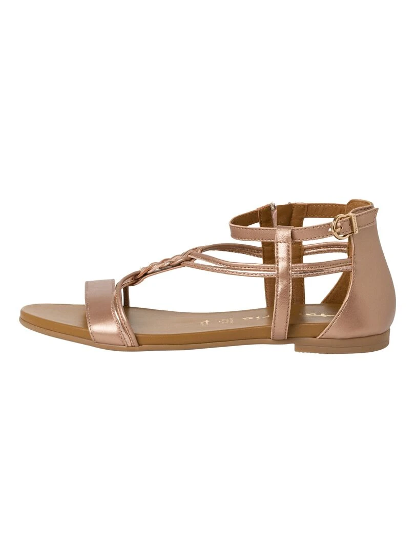 Sandales Cuir Tamaris Touch It Rose