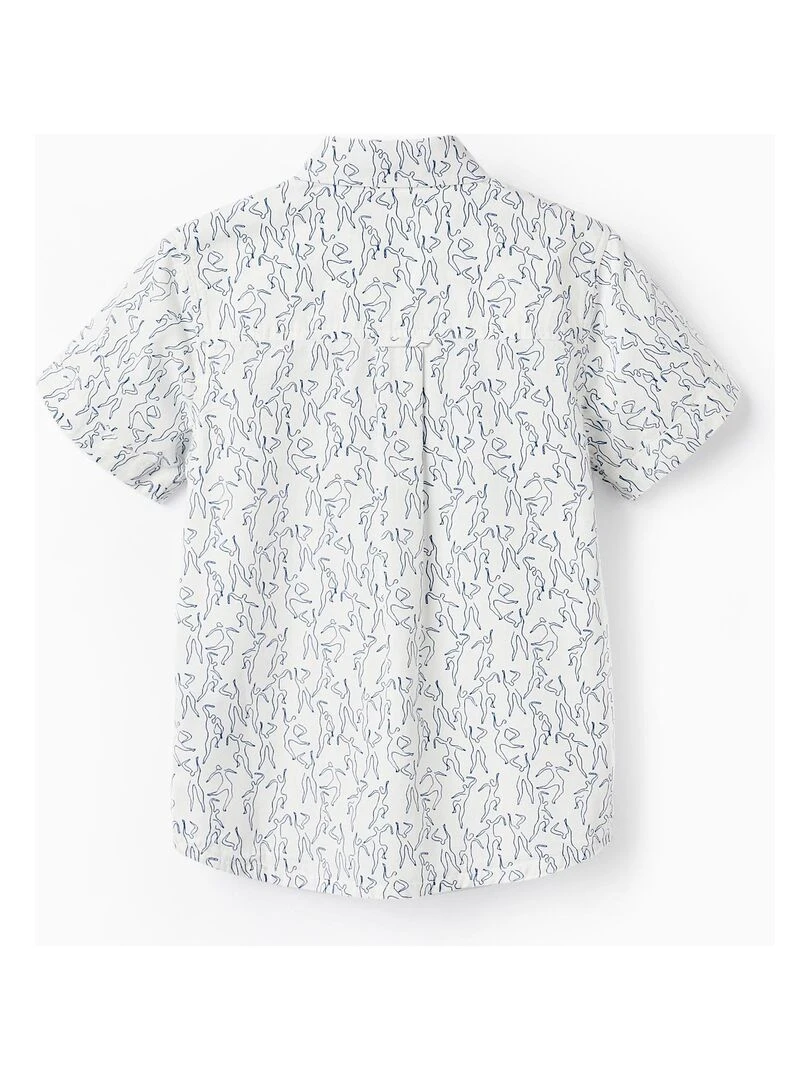 Chemise À Manches Courtes En Coton Pour Garçon 'You&Me' manches courtes PICASSO Bleu
