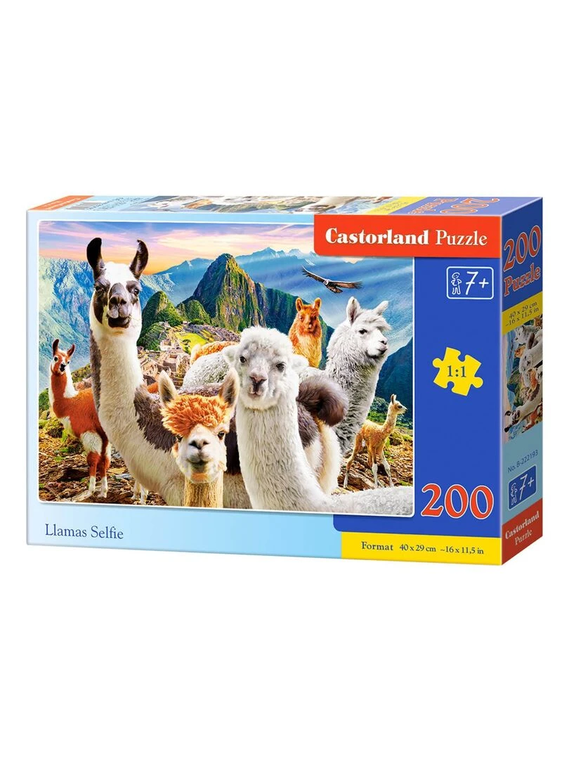 Puzzle 200 pièces : Lamas Selfie N/A
