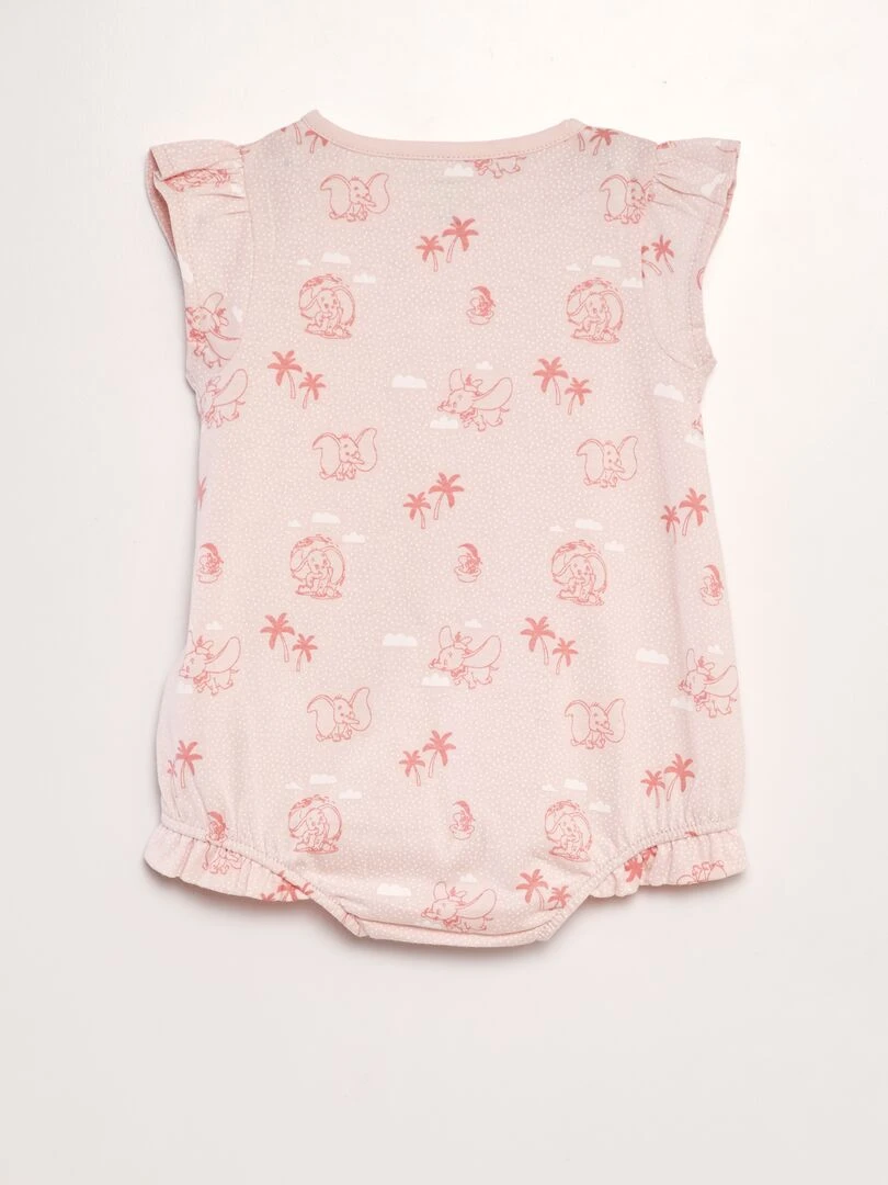 Ensemble bob + barboteuse 'Dumbo'   2 pièces   Rose