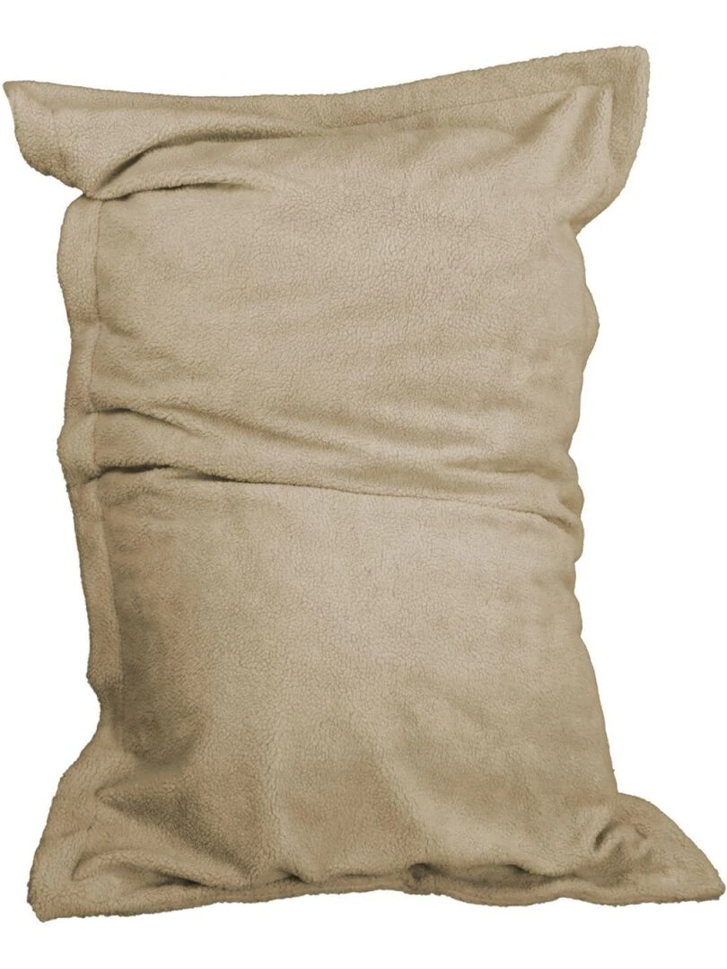 Pouf fauteuil d'intérieur déhoussable Sherpa Vivezen Beige