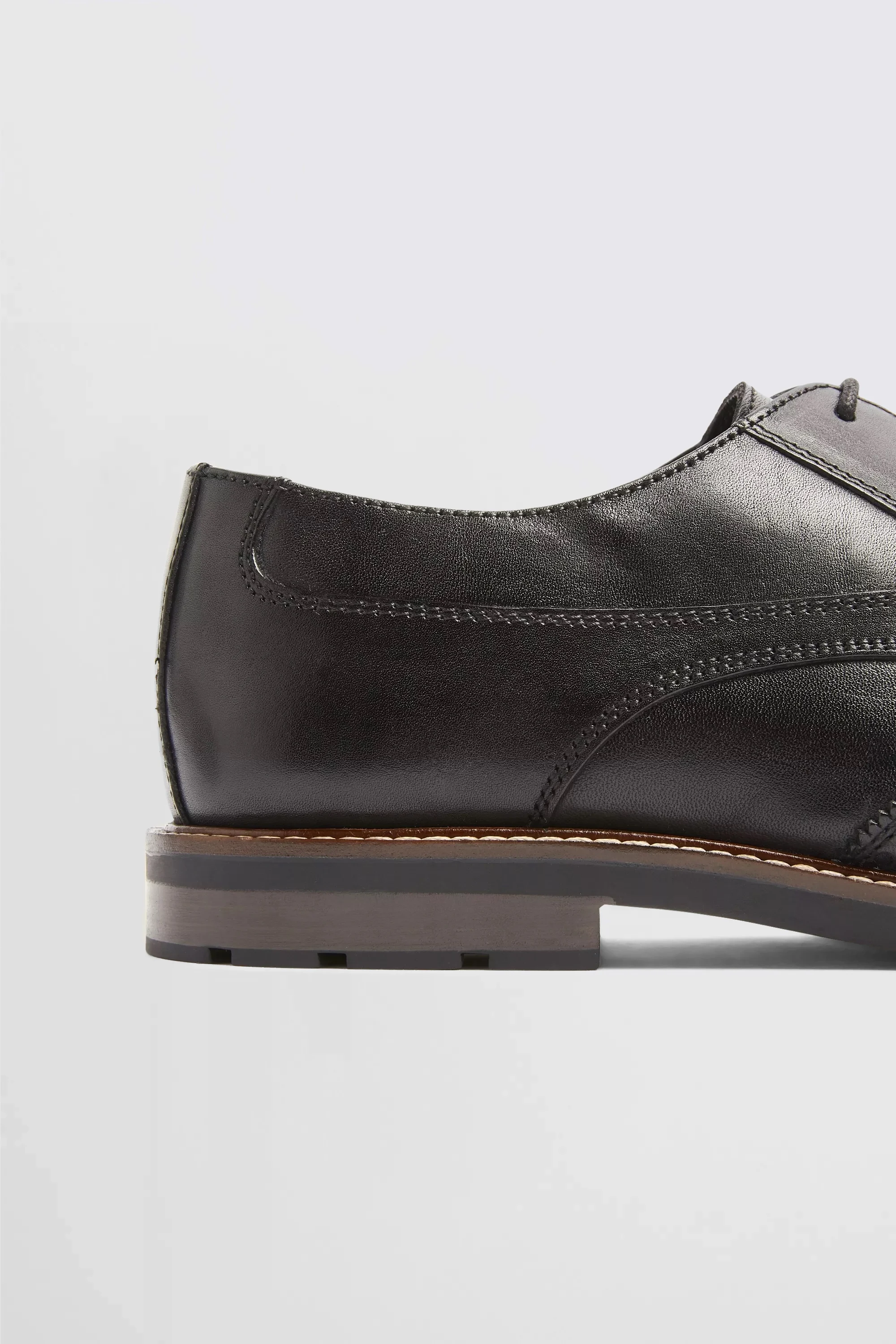 John White Leo Rogue Black Derby Brogues   Buy Online at Moss