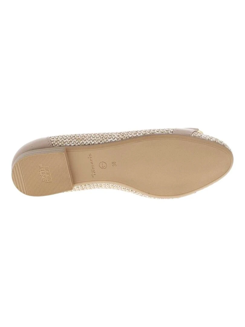 TAMARIS   Ballerines talon plat   Taupe