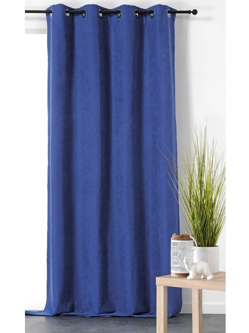 Rideau tamisant Island Bleu marine