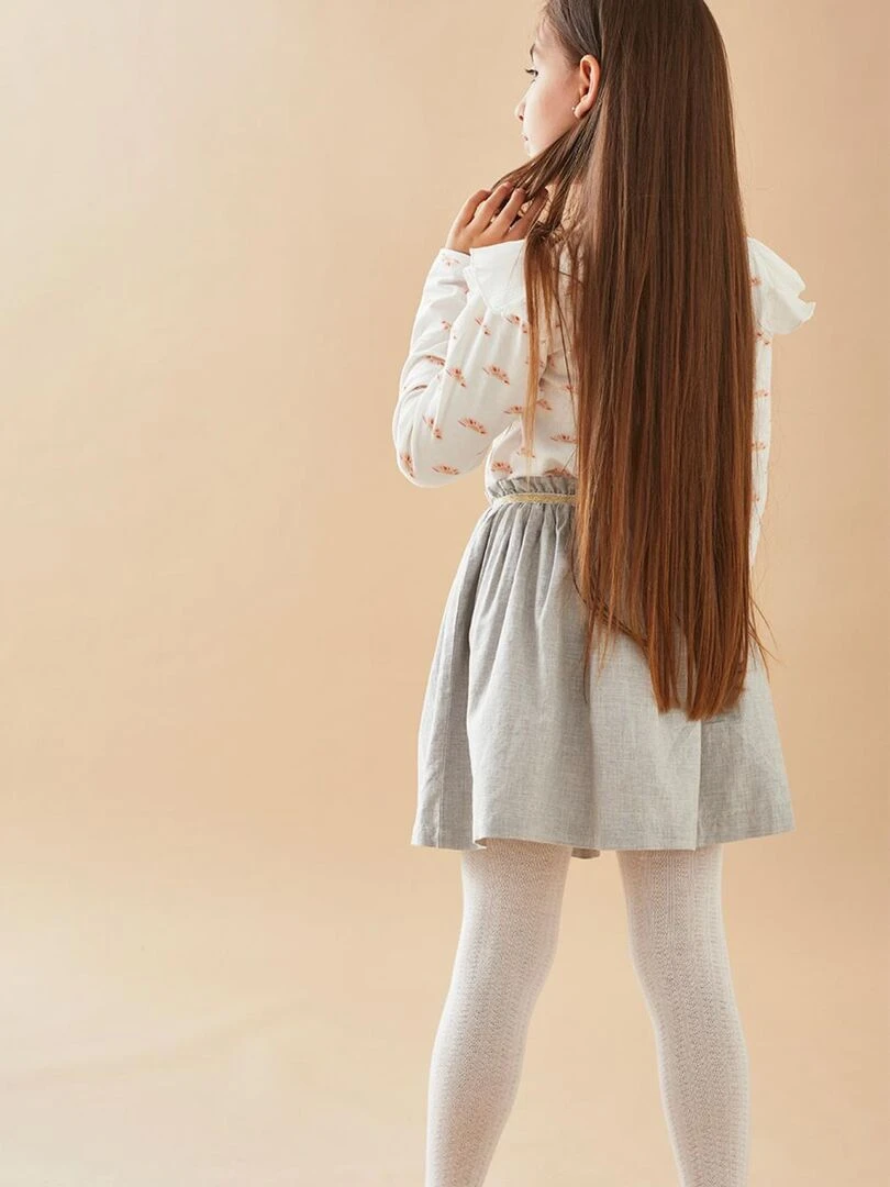 Jupe évasée  chiné   Noukie's   Beige