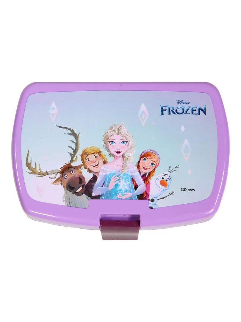 BAGTROTTER Boite Déjeuner en plastique La Reine des Neiges Frozen Violette Elsa N/A