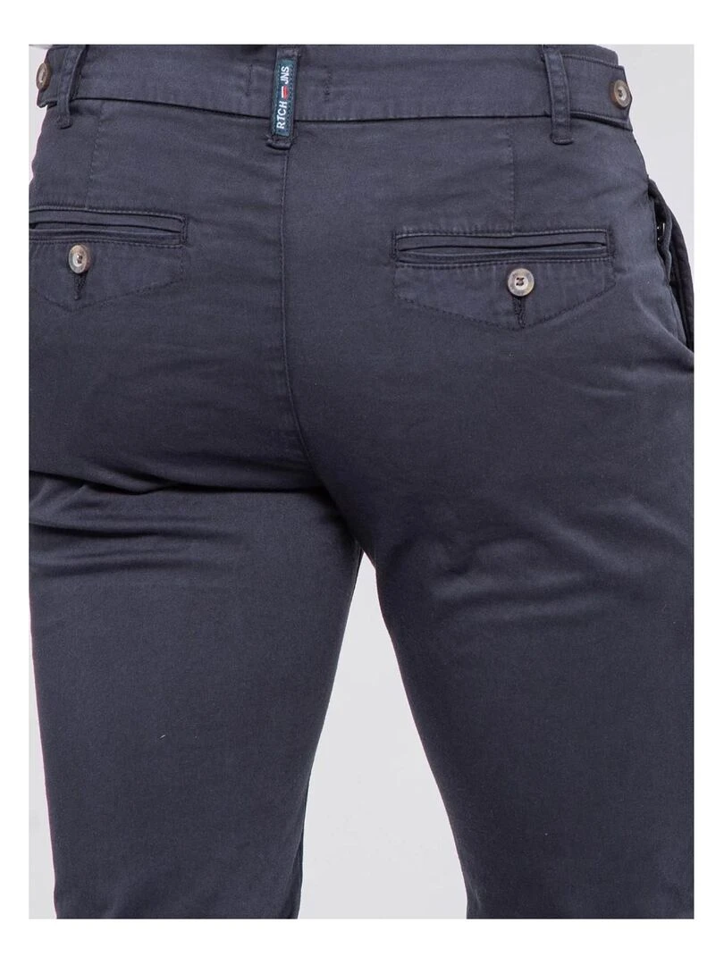 Pantalon chino CALES   Bleu marine
