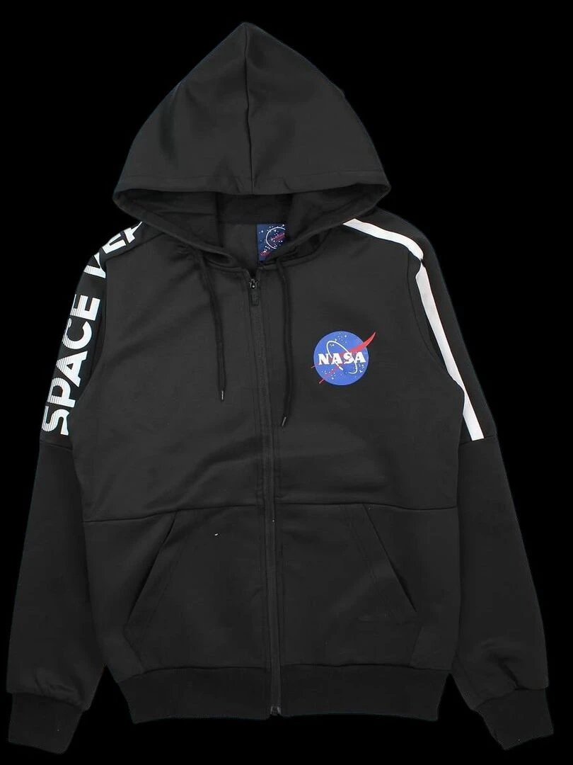 Nasa Ensemble Sweat pantalon homme Imprimé Logo Noir