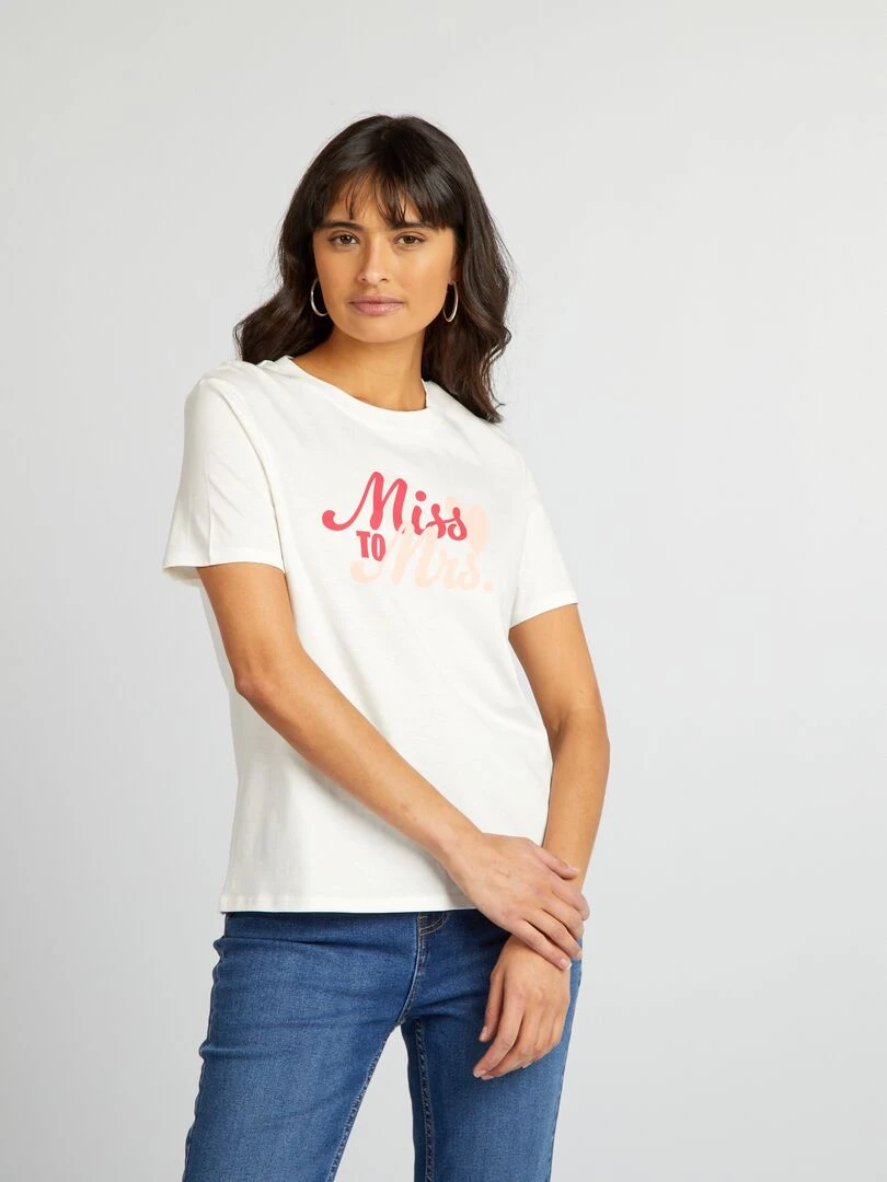 Tee shirt spécial EVJF   Miss to Mrs