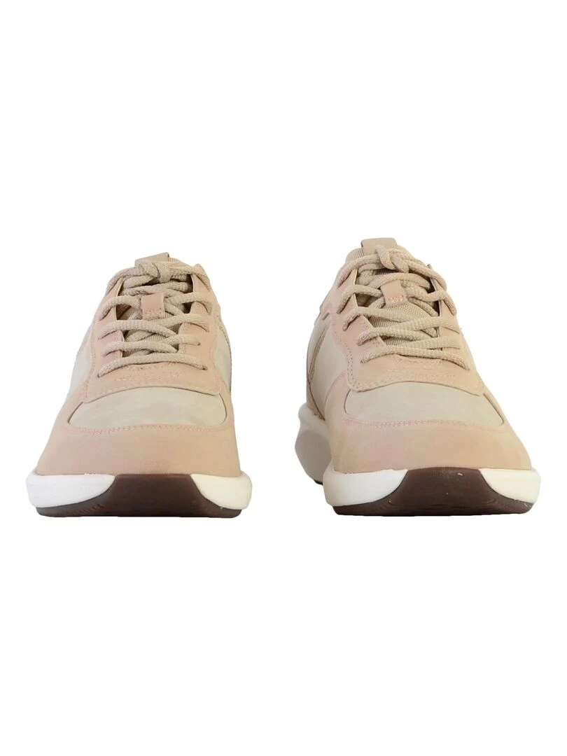 Basket cuir Clarks Un Rio Sprint   Beige