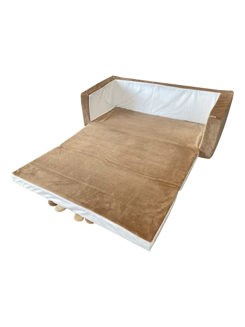 Steff Swissy Vache Fauteuil dépliable en lit pour 2 enfants 1 à 3 ans Marron