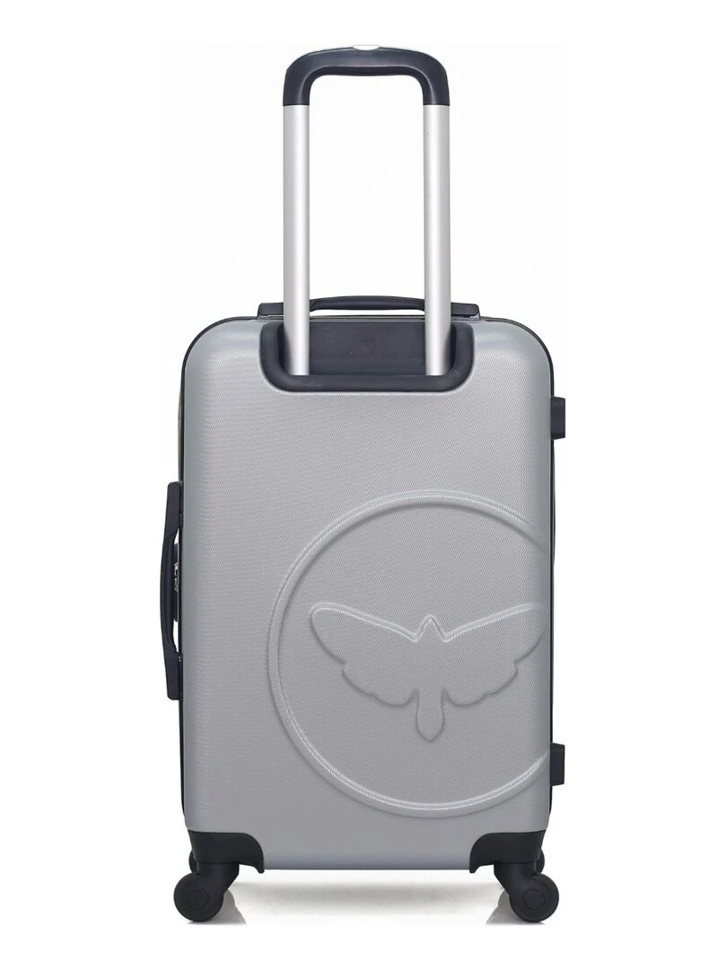 LPB LUGGAGE   VALISE WEEKEND ABS NORINE A 4 ROUES 60 CM   Gris