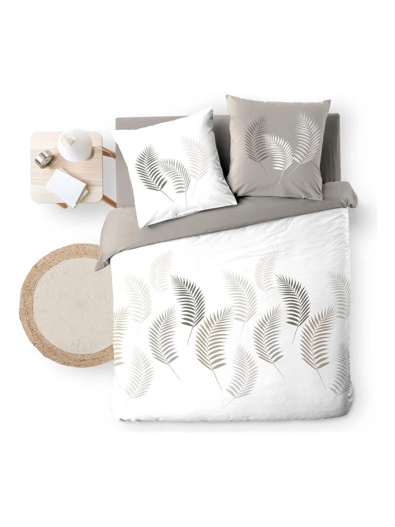 Housse de couette + 2 taies Goyave Blanc