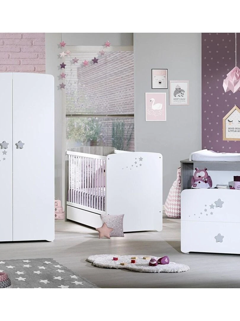 Lit bébé NAO   BABYPRICE   Blanc