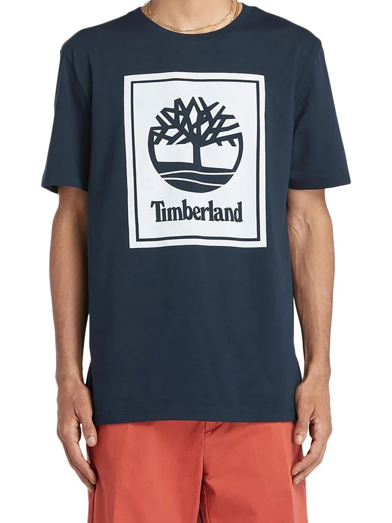 Tee Shirt Timberland Short Sleeve Tee   Bleu