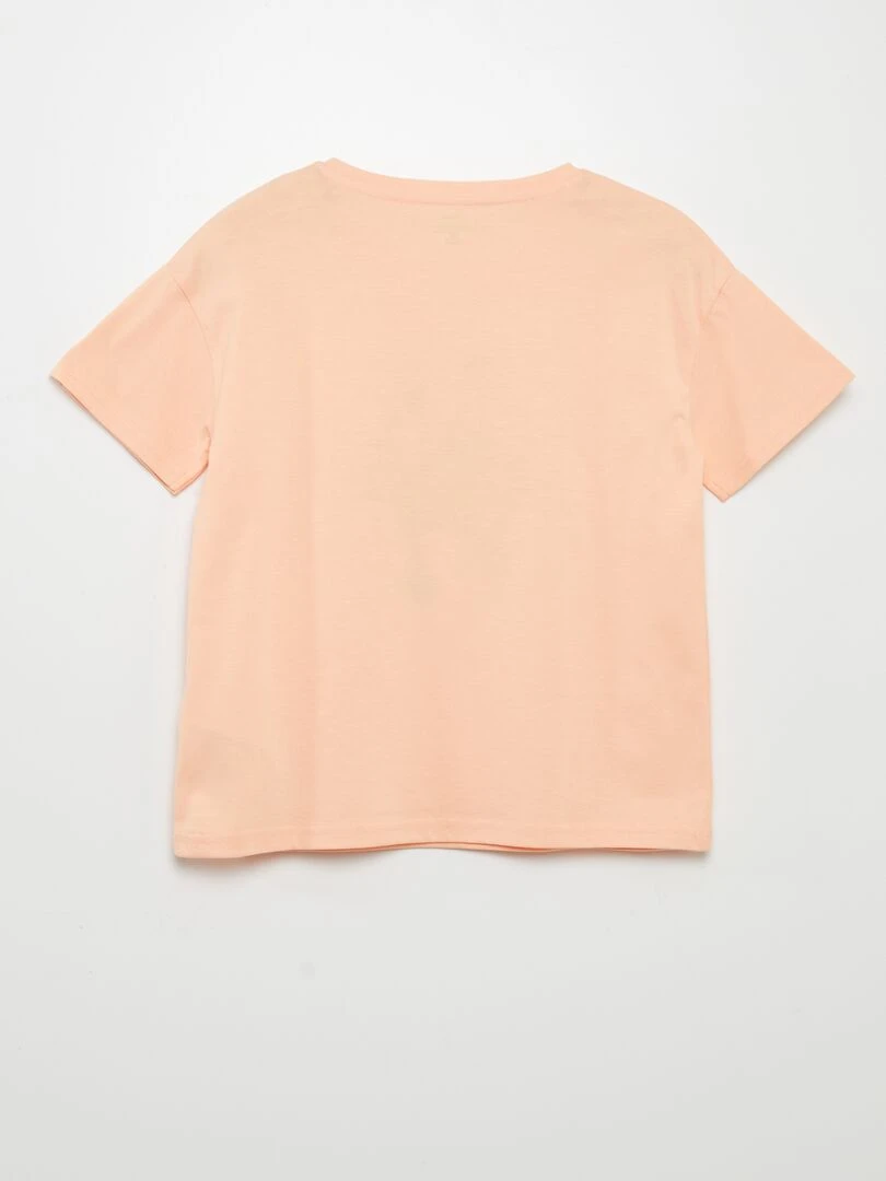 T shirt 'Disney' avec sequins   Orange