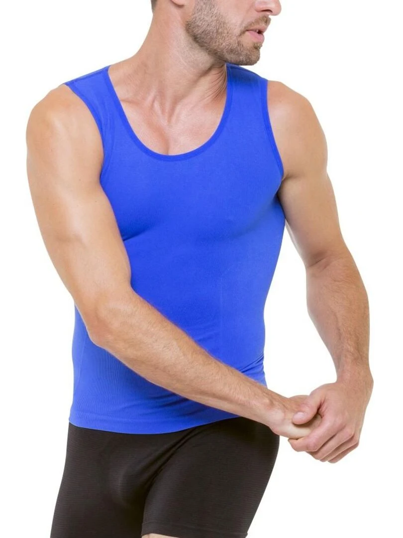 Débardeur amincissant jour/nuit LIPO ACTIF   Bleu