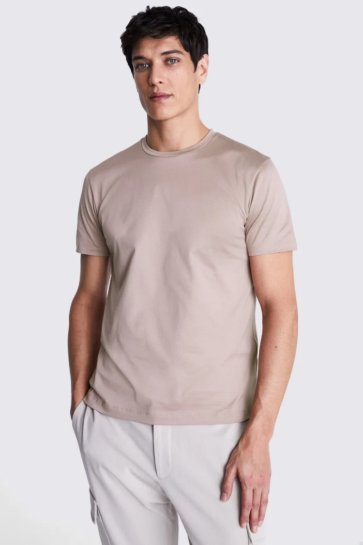 Light Grey Marl Crew Neck T-Shirt   Buy Online at Moss