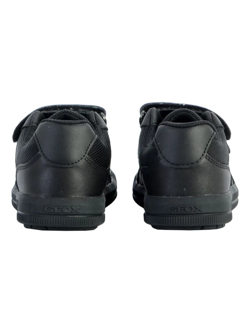 Basket Cuir EnfantGarçons Geox Arzach   Noir