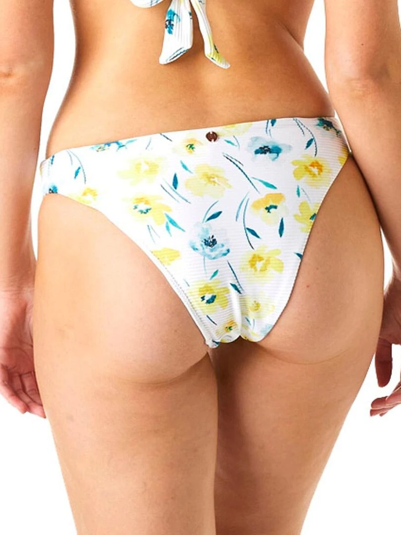 Slip de bain tanga CITRONNADE   Brigitte Bardot Bain   Blanc