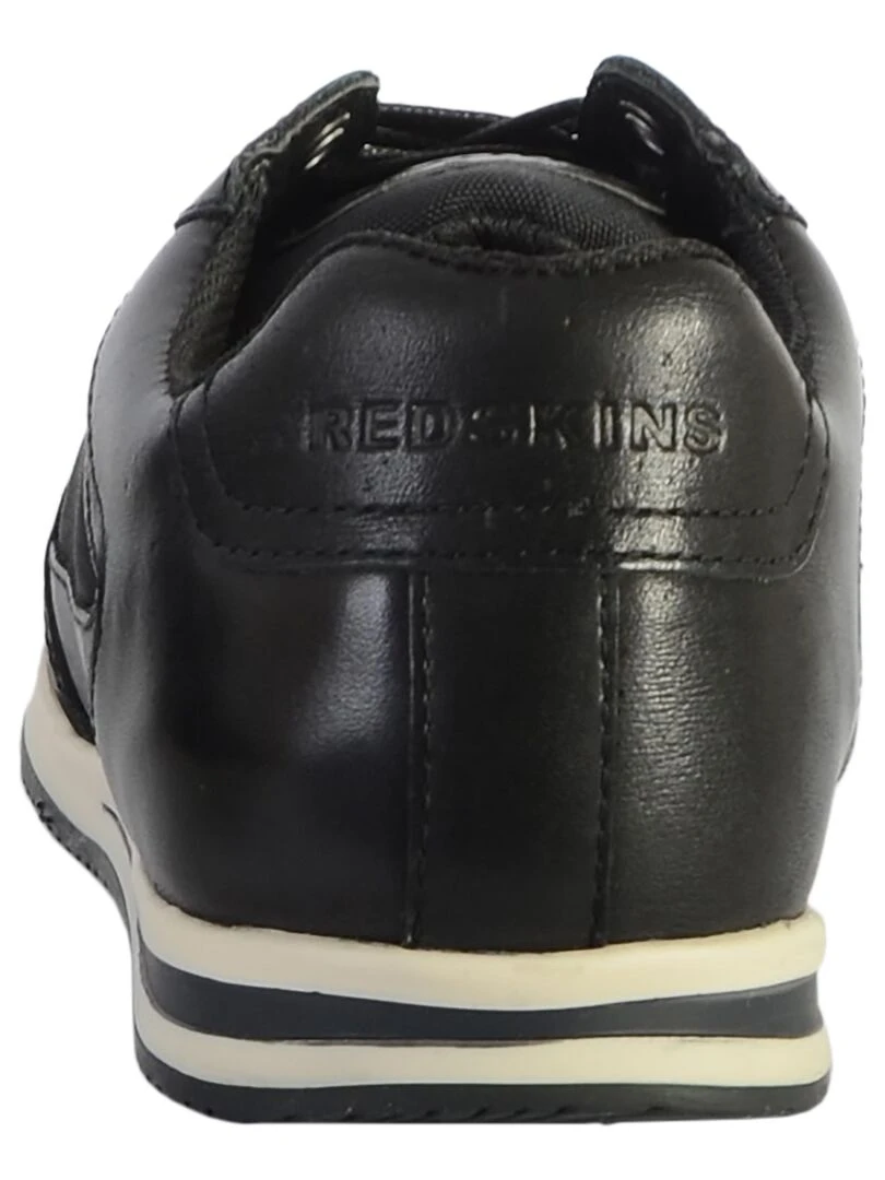 Basket Cuir Redskins Linos   Noir