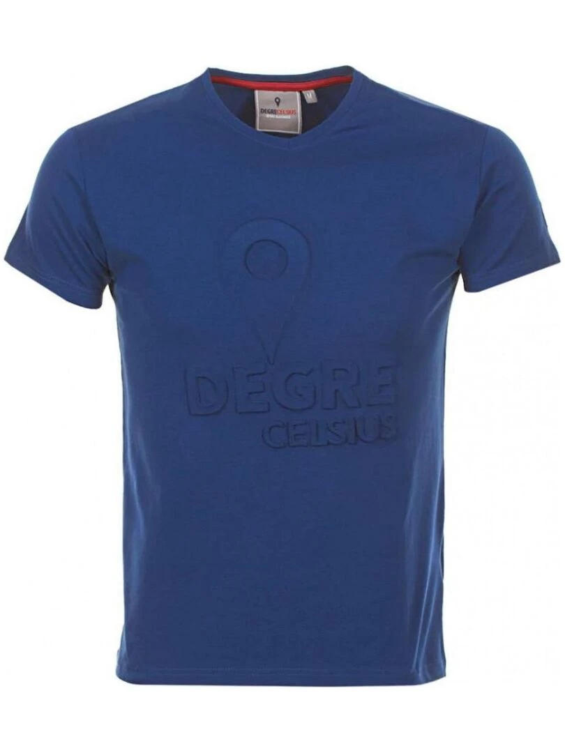 T shirt manches courtes homme CABOS DEGRE CELSIUS Bleu