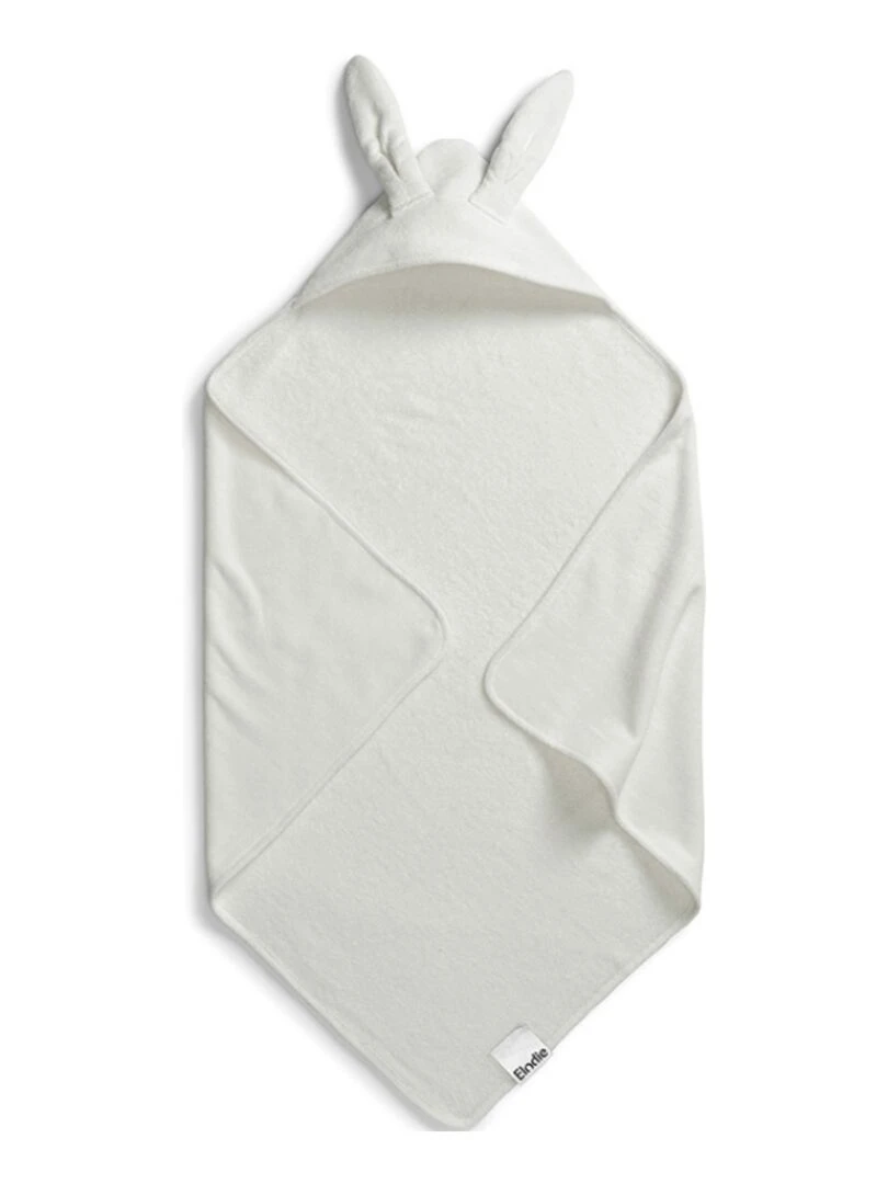 Cape de bain lapin Vanilla White (80 x 80 cm) Blanc