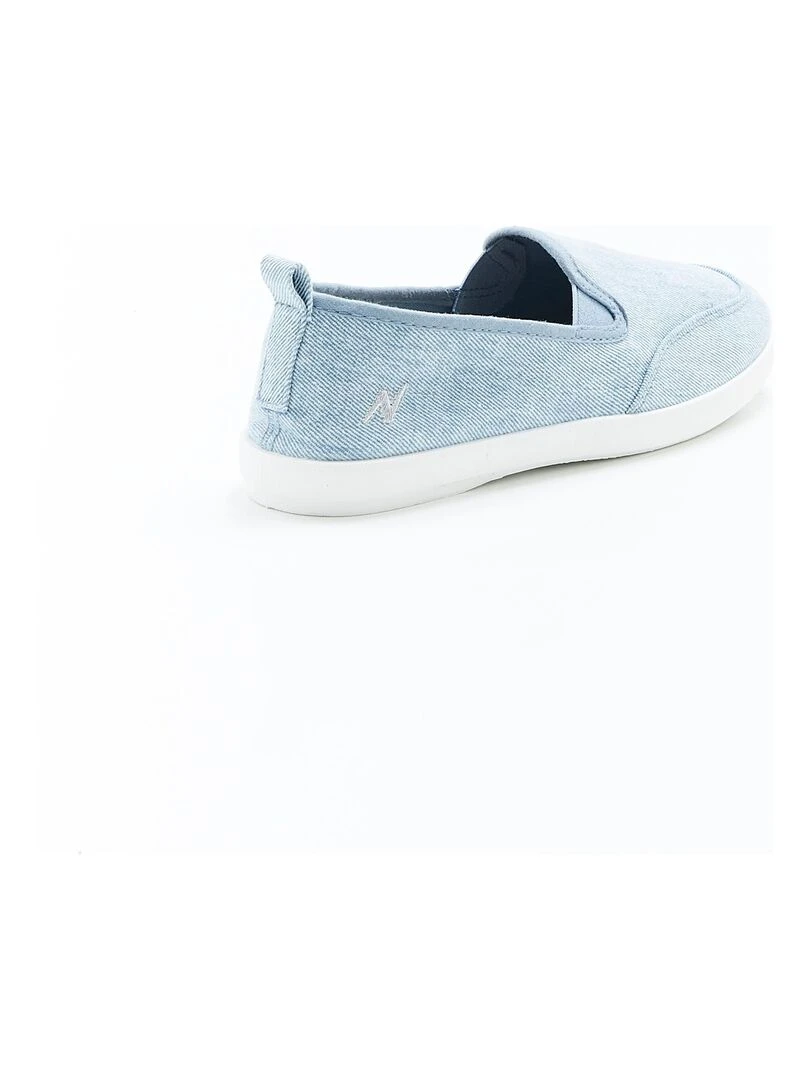 Pantoufles effet chambray Climatyl   Damart   Bleu