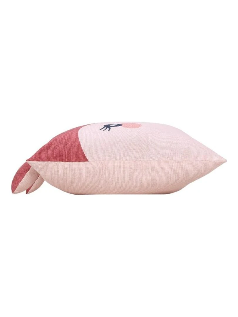 Coussin 40x40 cm Bambi coton   Rose