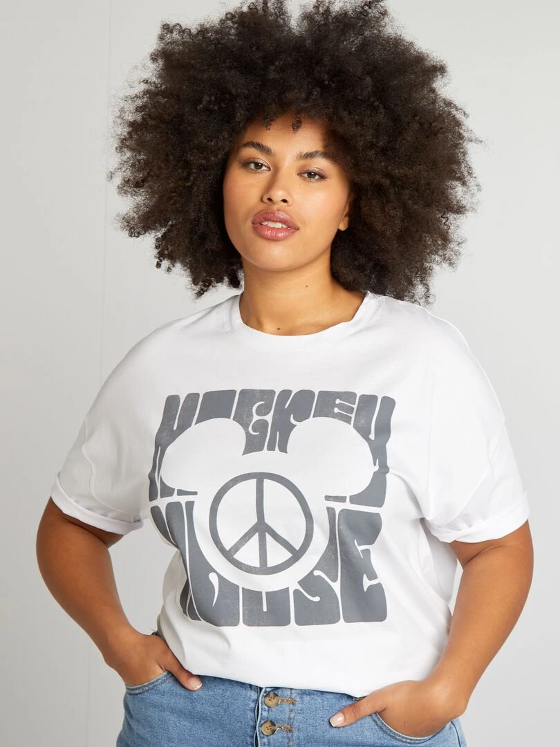 T shirt imprimé 'Disney'   Blanc