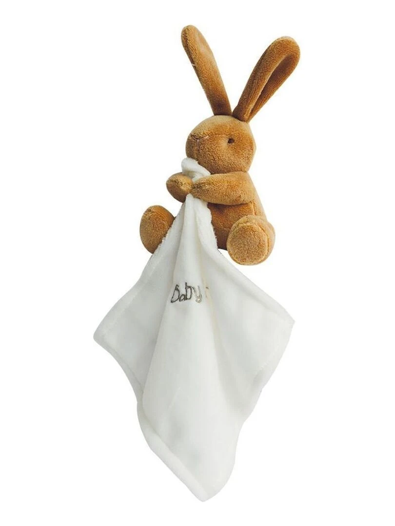 doudou Babynat Lapin Marron 15cms BN3521 Les Naturels Pantin Marron