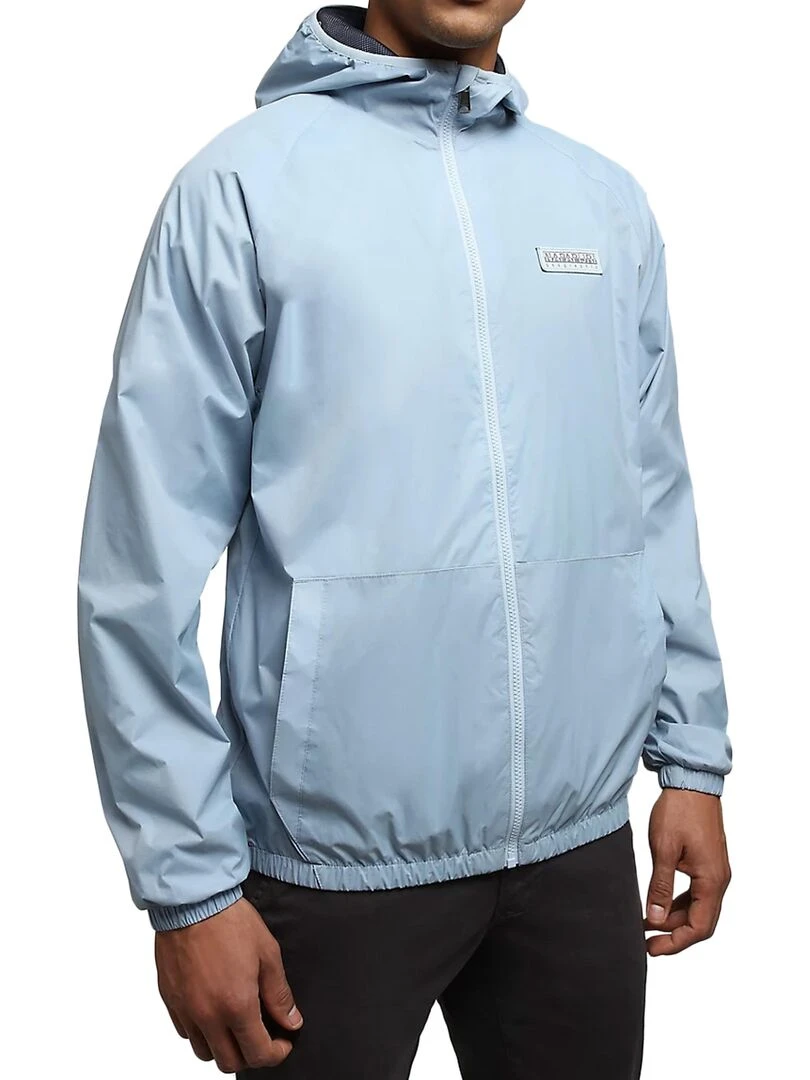Veste Zippé à Capuche Napapijri A Morgex NP0A4GAR Bleu