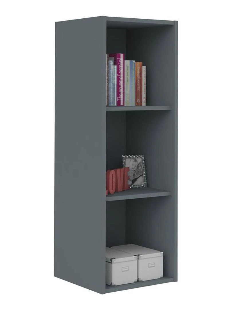 Casier de rangement 3 cases Timeus AKITEN RETAIL Gris