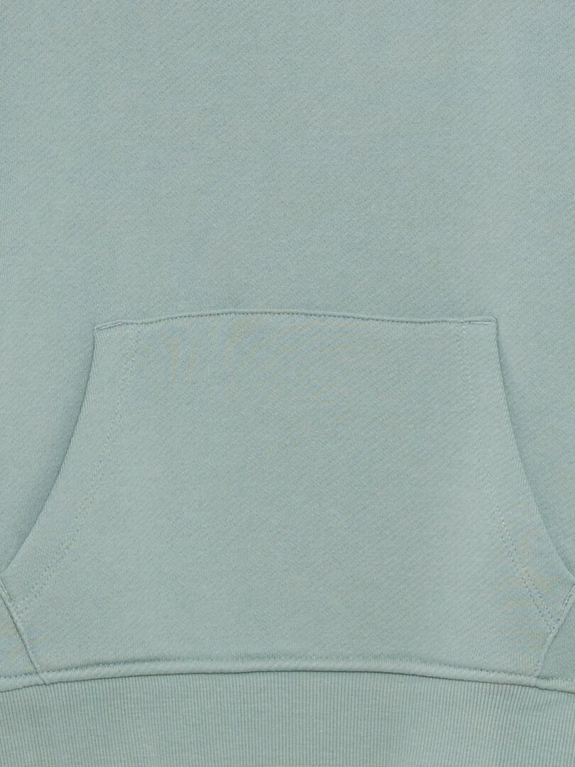 Sweat en molleton fin   Mixte   Vert/bleu