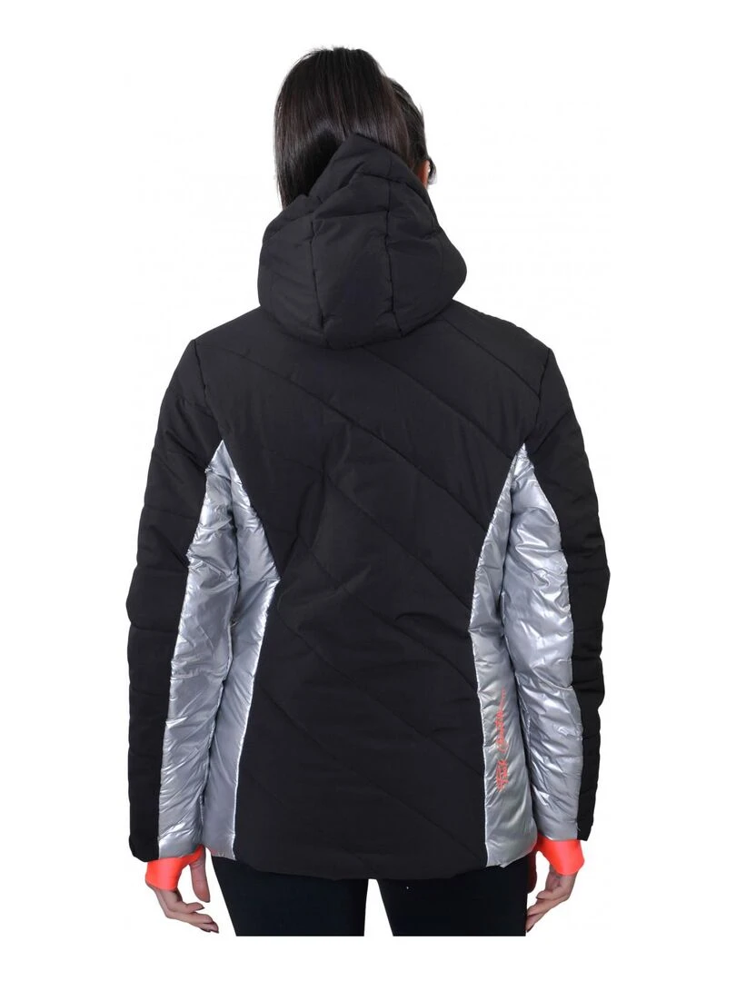 Doudoune de ski femme ACILVER   PEAK MOUNTAIN   Noir Argenté