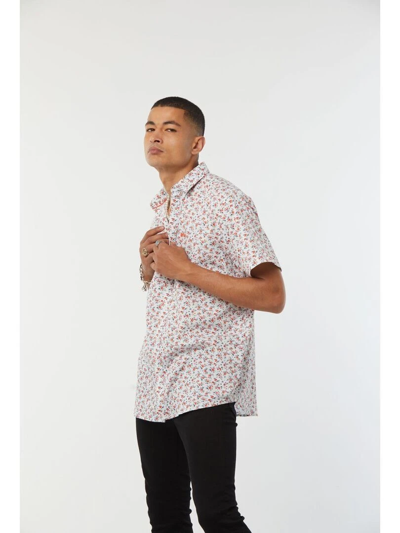Lee Cooper   Chemise manches courtes coton comfort DUYA   Blanc