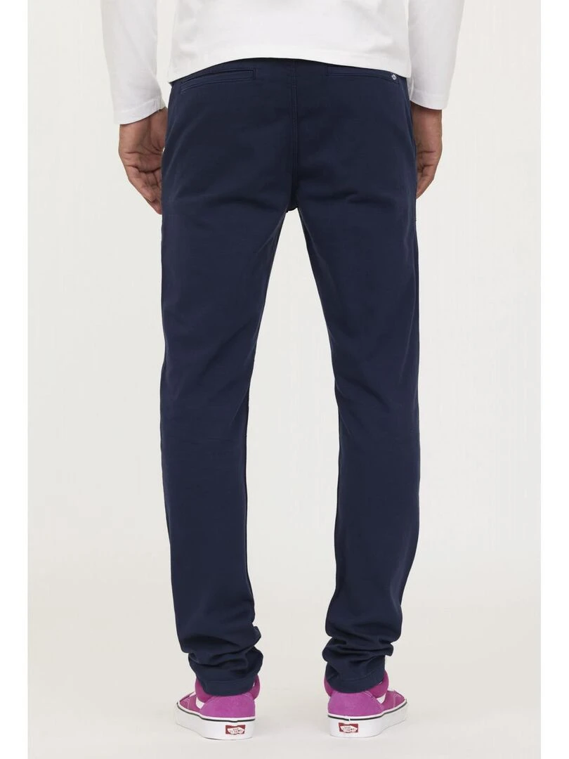 Lee Cooper   Pantalon coton chino slim NEILS   Bleu marine