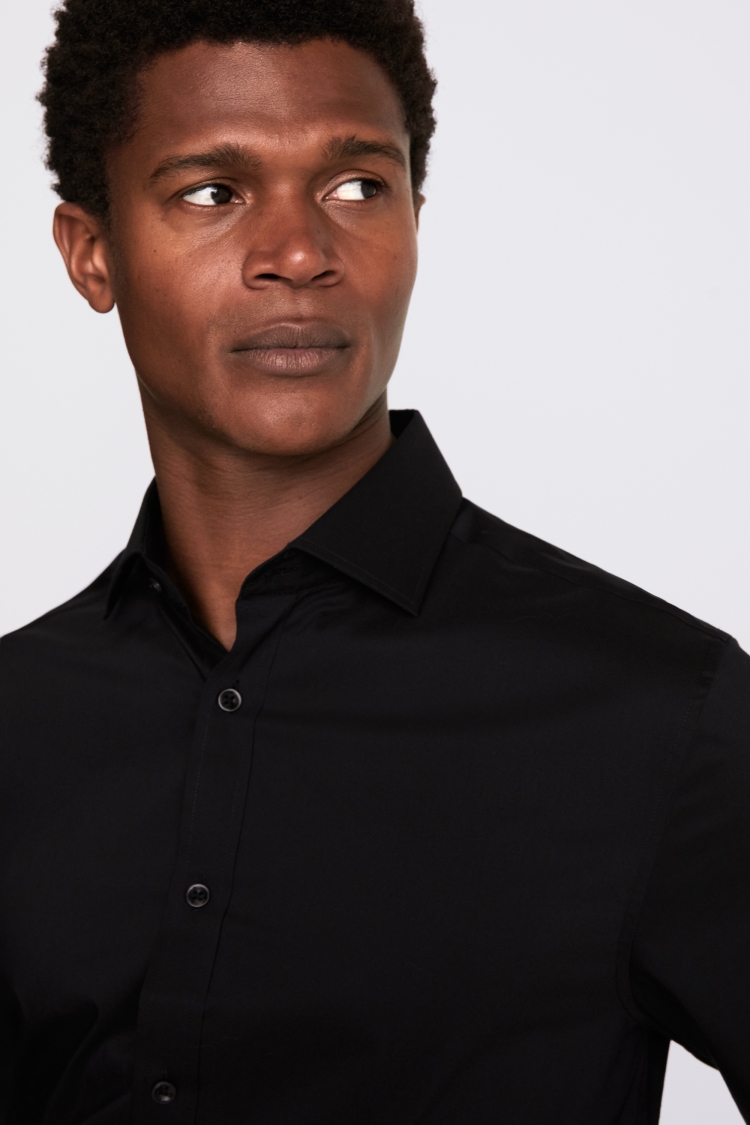 Tailored Fit Dusty Pink Stretch Shirt   Buy Online at Moss