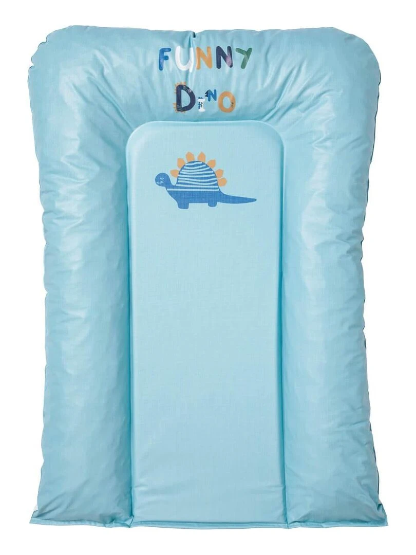 Matelas à langer Flocons Funny Dino Bleu Vert