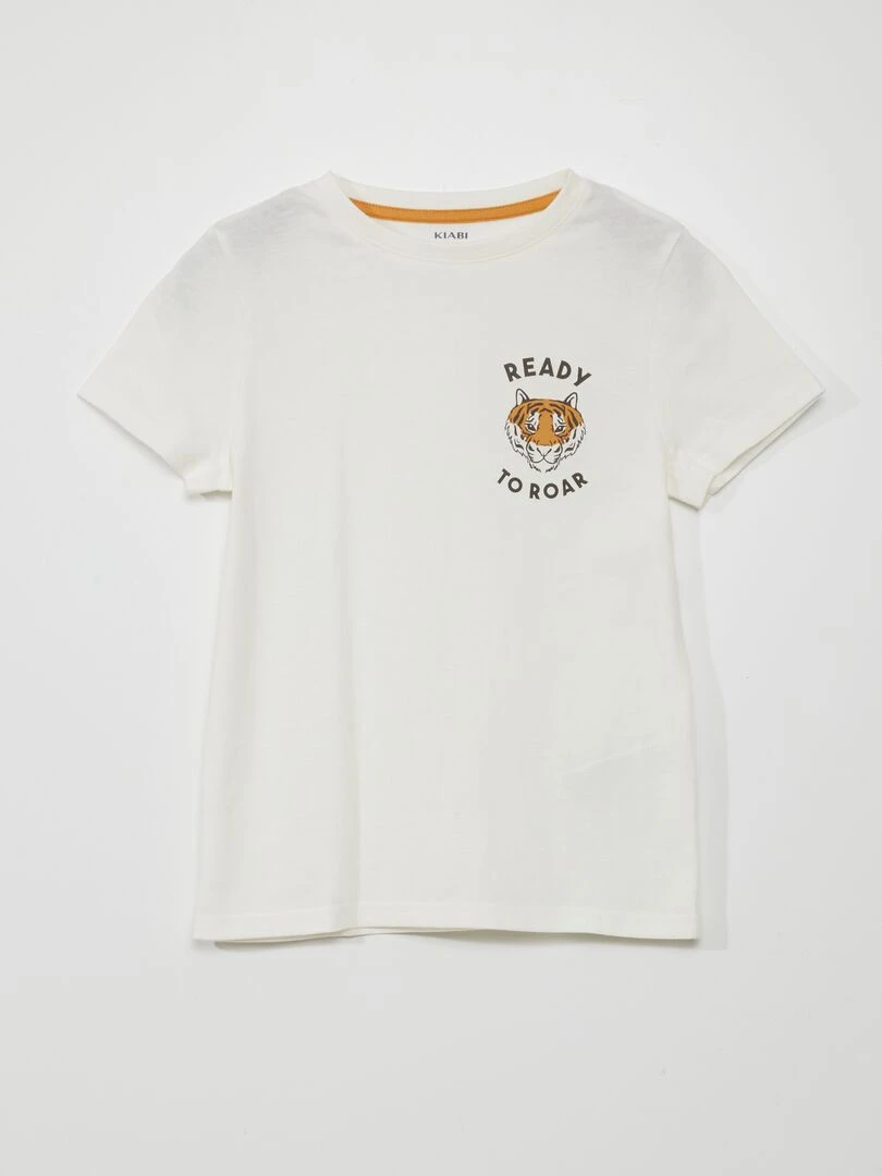 Lot de 3 t shirts en jersey Beige