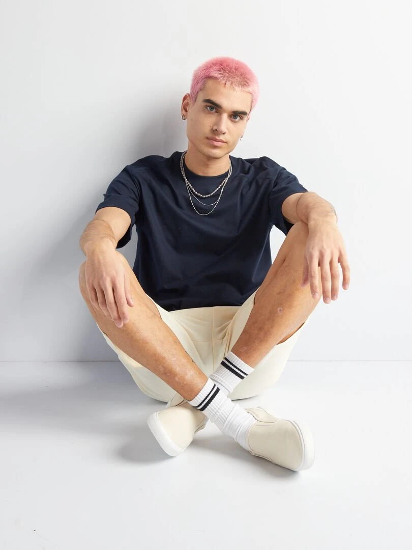 T shirt à manches courtes 'Tokyo' Bleu