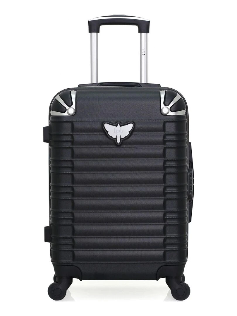 LPB LUGGAGE VALISE CABINE ABS GIULIA 4 ROUES 55 CM Noir
